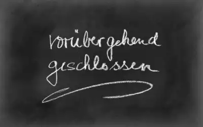COVID-19 Update: Vorübergehend geschlossen